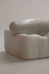 Square Mortar And Pestle - Cairo Stone Studio- The Mob Collective